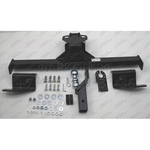 FA 0180-E Бизон Фаркоп на Hyundai Creta 2016-2021, 2021-2022, Solaris HC 2024- без подрезки бампера. Тип шара: E (легкосъемный шар под квадрат). Нагрузки: 2300/120 кг. Не комплектуется электрикой