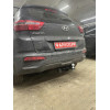 FA 0180-E Бизон Фаркоп на Hyundai Creta 2016-2021, 2021-2022, Solaris HC 2024- без подрезки бампера. Тип шара: E (легкосъемный шар под квадрат). Нагрузки: 2300/120 кг. Не комплектуется электрикой