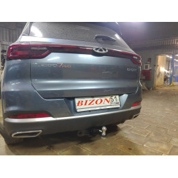 FA 0390-E Бизон Фаркоп на Tenet T7 2025-, Chery Tiggo 7 Pro Max 2023-, Chery Tiggo 7 Pro 2020-2024, Xcite X-Cross 7 2024- без подрезки бампера. Тип шара: E (легкосъемный шар под квадрат). На