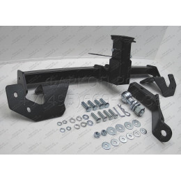 FA 0860-E Бизон Фаркоп на Toyota Prius v (Prius alfa / Prius +) ZVW40/41 2011-2021 без подрезки бампера. Тип шара: E (легкосъемный шар под квадрат). Нагрузки: 2700/100 кг. Не ко