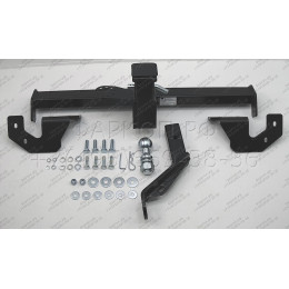 FA 0860-E Бизон Фаркоп на Toyota Prius v (Prius alfa / Prius +) ZVW40/41 2011-2021 без подрезки бампера. Тип шара: E (легкосъемный шар под квадрат). Нагрузки: 2700/100 кг. Не ко