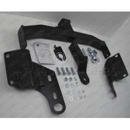 FA 0977-E Бизон Фаркоп на Jeep Grand Cherokee 2010-2021 без подрезки бампера. Тип шара: E (легкосъемный шар под квадрат). Нагрузки: 3500/120 кг. Не комплектуется эл