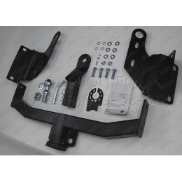 FA 0977-E Бизон Фаркоп на Jeep Grand Cherokee 2010-2021 без подрезки бампера. Тип шара: E (легкосъемный шар под квадрат). Нагрузки: 3500/120 кг. Не комплектуется эл