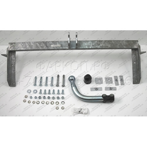 H011A GALIA Полностью оцинкованный фаркоп на Honda Civic седан 1995-1999. Тип шара: A. Невидимый вырез бампера. Нагрузки: 1200/50 кг, масса фаркопа 15,25 кг