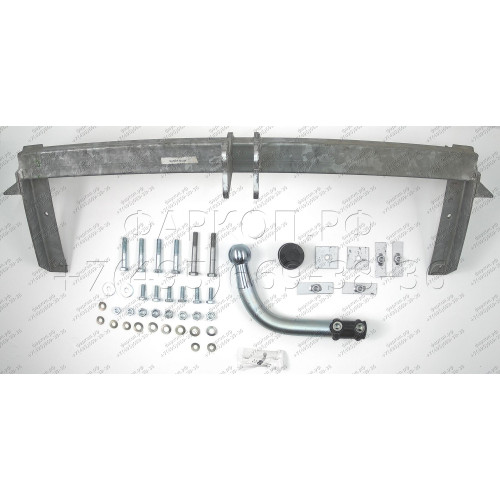 H011A GALIA Полностью оцинкованный фаркоп на Honda Civic седан 1995-1999. Тип шара: A. Невидимый вырез бампера. Нагрузки: 1200/50 кг, масса фаркопа 15,25 кг