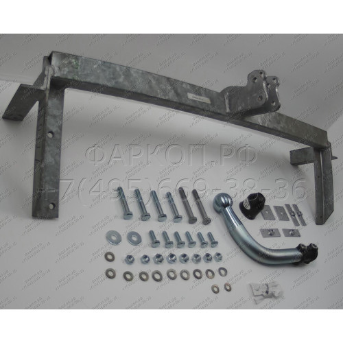 H011A GALIA Полностью оцинкованный фаркоп на Honda Civic седан 1995-1999. Тип шара: A. Невидимый вырез бампера. Нагрузки: 1200/50 кг, масса фаркопа 15,25 кг