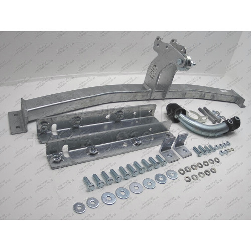 H062A GALIA Полностью оцинкованный фаркоп на Honda FR-V 2004-2009. Тип шара: A. Невидимый вырез бампера. Нагрузки: 1500/90 кг, масса фаркопа 15,82 кг