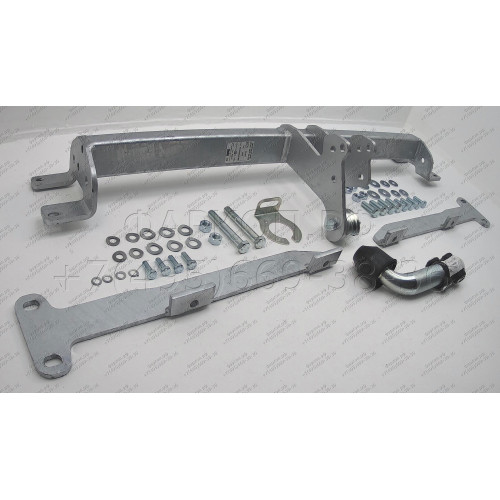 H078A GALIA Полностью оцинкованный фаркоп на Honda Accord седан/универсал 2008-2012. Тип шара: A. Невидимый вырез бампера. Нагрузки: 1700/75 кг, масса фаркопа 14,92 кг