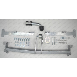 H078A GALIA Полностью оцинкованный фаркоп на Honda Accord седан/универсал 2008-2012. Тип шара: A. Невидимый вырез бампера. Нагрузки: 1700/75 кг, масса фаркопа 14,