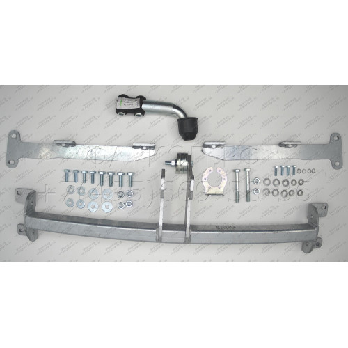 H078A GALIA Полностью оцинкованный фаркоп на Honda Accord седан/универсал 2008-2012. Тип шара: A. Невидимый вырез бампера. Нагрузки: 1700/75 кг, масса фаркопа 14,92 кг