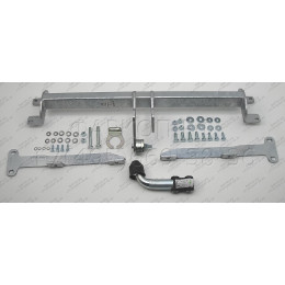 H078A GALIA Полностью оцинкованный фаркоп на Honda Accord седан/универсал 2008-2012. Тип шара: A. Невидимый вырез бампера. Нагрузки: 1700/75 кг, масса фаркопа 14,