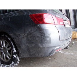 H078C GALIA Полностью оцинкованный фаркоп на Honda Accord седан/универсал 2008-2012. Тип шара: C (горизонтальный съемный). Невидимый вырез бампера. Нагрузк