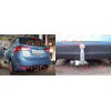 H084A GALIA Полностью оцинкованный фаркоп на Hyundai ix20 2010-2019. Тип шара: A. Невидимый вырез бампера. Нагрузки: 1300/75 кг, масса фаркопа 13,62 кг