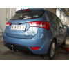 H084A GALIA Полностью оцинкованный фаркоп на Hyundai ix20 2010-2019. Тип шара: A. Невидимый вырез бампера. Нагрузки: 1300/75 кг, масса фаркопа 13,62 кг