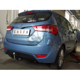 H084A GALIA Полностью оцинкованный фаркоп на Hyundai ix20 2010-2019. Тип шара: A. Невидимый вырез бампера. Нагрузки: 1300/75 кг, масса фаркопа 13,62 кг