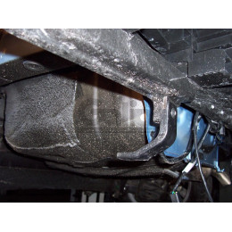 H084A GALIA Полностью оцинкованный фаркоп на Hyundai ix20 2010-2019. Тип шара: A. Невидимый вырез бампера. Нагрузки: 1300/75 кг, масса фаркопа 13,62 кг