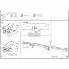 H084A GALIA Полностью оцинкованный фаркоп на Hyundai ix20 2010-2019. Тип шара: A. Невидимый вырез бампера. Нагрузки: 1300/75 кг, масса фаркопа 13,62 кг