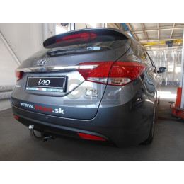 H085A GALIA Полностью оцинкованный фаркоп на Hyundai i40 седан/универсал 2012-2019. Тип шара: A. Без выреза бампера. Нагрузки: 1800/85 кг, масса фаркопа 15,22 кг