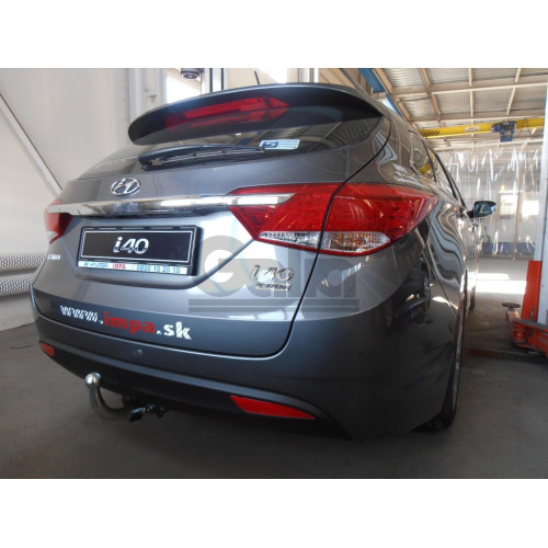 H085A GALIA Полностью оцинкованный фаркоп на Hyundai i40 седан/универсал 2012-2019. Тип шара: A. Без выреза бампера. Нагрузки: 1800/85 кг, масса фаркопа 15,22 кг