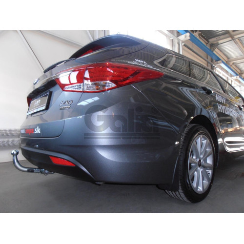 H085A GALIA Полностью оцинкованный фаркоп на Hyundai i40 седан/универсал 2012-2019. Тип шара: A. Без выреза бампера. Нагрузки: 1800/85 кг, масса фаркопа 15,22 кг