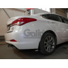 H085A GALIA Полностью оцинкованный фаркоп на Hyundai i40 седан/универсал 2012-2019. Тип шара: A. Без выреза бампера. Нагрузки: 1800/85 кг, масса фаркопа 15,22 кг