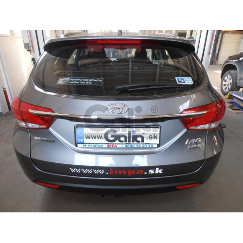 H085A GALIA Полностью оцинкованный фаркоп на Hyundai i40 седан/универсал 2012-2019. Тип шара: A. Без выреза бампера. Нагрузки: 1800/85 кг, масса фаркопа 15,22 кг