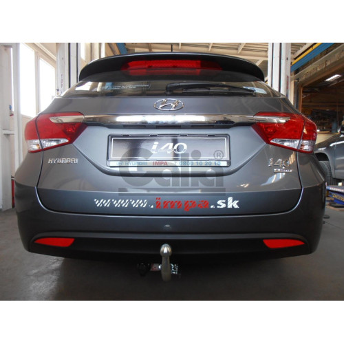 H085A GALIA Полностью оцинкованный фаркоп на Hyundai i40 седан/универсал 2012-2019. Тип шара: A. Без выреза бампера. Нагрузки: 1800/85 кг, масса фаркопа 15,22 кг