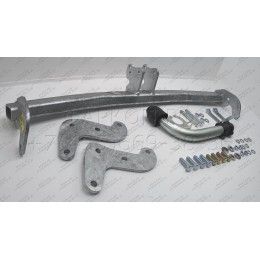 H085A GALIA Полностью оцинкованный фаркоп на Hyundai i40 седан/универсал 2012-2019. Тип шара: A. Без выреза бампера. Нагрузки: 1800/85 кг, масса фаркопа 15,22 кг
