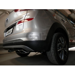 H103C GALIA Полностью оцинкованный фаркоп на Hyundai Tucson рестайл 2018-2021. Тип шара: C (горизонтальный съемный). Установка без выреза бампера. Нагрузки: 2