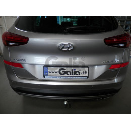 H103C GALIA Полностью оцинкованный фаркоп на Hyundai Tucson рестайл 2018-2021. Тип шара: C (горизонтальный съемный). Установка без выреза бампера. Нагрузки: 2