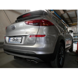 H103C GALIA Полностью оцинкованный фаркоп на Hyundai Tucson рестайл 2018-2021. Тип шара: C (горизонтальный съемный). Установка без выреза бампера. Нагрузки: 2