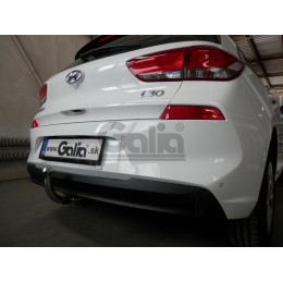 H106A GALIA Полностью оцинкованный фаркоп на Hyundai i30 хетчбек 3/5 дверей, в т.ч. AdBlue 2018-. Тип шара: A. Установка без выреза бампера. Нагрузки: 1600/85 кг, ма