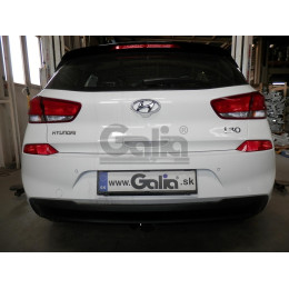 H106A GALIA Полностью оцинкованный фаркоп на Hyundai i30 хетчбек 3/5 дверей, в т.ч. AdBlue 2018-. Тип шара: A. Установка без выреза бампера. Нагрузки: 1600/85 кг, ма