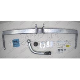 H106A GALIA Полностью оцинкованный фаркоп на Hyundai i30 хетчбек 3/5 дверей, в т.ч. AdBlue 2018-. Тип шара: A. Установка без выреза бампера. Нагрузки: 1600/85 кг, ма