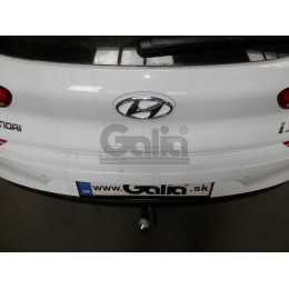 H106A GALIA Полностью оцинкованный фаркоп на Hyundai i30 хетчбек 3/5 дверей, в т.ч. AdBlue 2018-. Тип шара: A. Установка без выреза бампера. Нагрузки: 1600/85 кг, ма