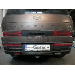 H121V GALIA Полностью оцинкованный фаркоп на Hyundai Santa Fe 2023-. Подрозетник убирается за бампер. Тип шара: AV (вертикальное быстросъемное крепление ша