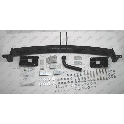 H215-A Лидер-плюс ТСУ для Hyundai Santa Fe FE (CM) 2006-2012, Kia Sorento XM 2009-2012. Требуется подрезка бампера. Нагрузки: 1300/75 кг, масса фаркопа 19,3 кг (без электрики в комплекте)
