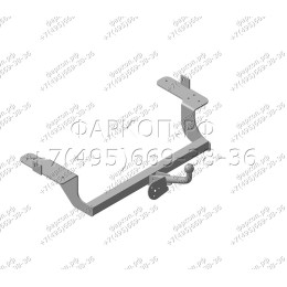 HY 07 AVTOS Фаркоп на Hyundai Sonata EF (ТагАЗ) седан 1999-2005 без подрезки бампера. Тип шара: A. Нагрузки: 1250/75 кг, масса фаркопа 12,9 кг (без электрики в комплек