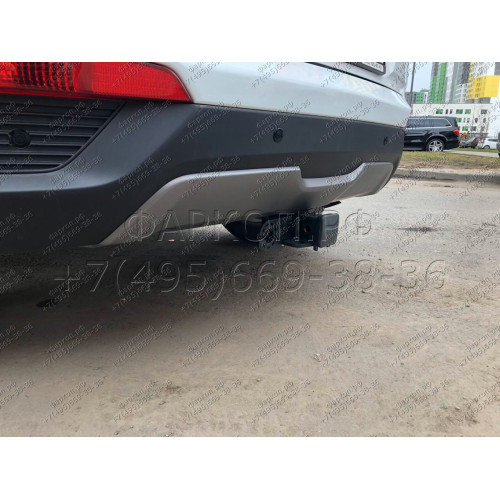 FA 0180-E Бизон Фаркоп на Hyundai Creta 2016-2021, 2021-2022, Solaris HC 2024- без подрезки бампера. Тип шара: E (легкосъемный шар под квадрат). Нагрузки: 2300/120 кг. Не комплектуется электрикой