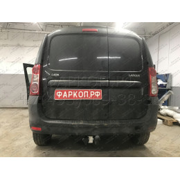 RN 03 AVTOS Фаркоп на Lada Largus 2012-, Dacia Logan универсал 2007-2014 без подрезки бампера. Тип шара: A. Нагрузки: 1300/75 кг, масса фаркопа 20 кг (без электрики в комп