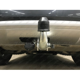 A050C GALIA Полностью оцинкованный фаркоп на Audi Q5 2017-2024, Audi Q5 Sportback 2021-2024. Подрозетник убирается за бампер. Тип шара: C (горизонтальный съемный). Нев