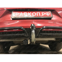 K047A GALIA Полностью оцинкованный фаркоп на Kia ProCeed 2018-. Тип шара: A. Установка без снятия и выреза бампера. Нагрузки: 1600/85 кг, масса фаркопа 14,82 кг