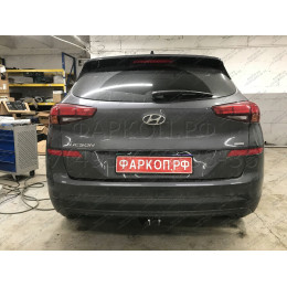 H103C GALIA Полностью оцинкованный фаркоп на Hyundai Tucson рестайл 2018-2021. Тип шара: C (горизонтальный съемный). Установка без выреза бампера. Нагрузки: 2