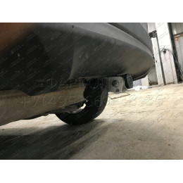 H103C GALIA Полностью оцинкованный фаркоп на Hyundai Tucson рестайл 2018-2021. Тип шара: C (горизонтальный съемный). Установка без выреза бампера. Нагрузки: 2