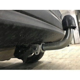 H103C GALIA Полностью оцинкованный фаркоп на Hyundai Tucson рестайл 2018-2021. Тип шара: C (горизонтальный съемный). Установка без выреза бампера. Нагрузки: 2