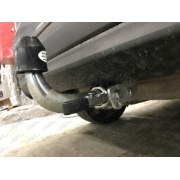 H103C GALIA Полностью оцинкованный фаркоп на Hyundai Tucson рестайл 2018-2021. Тип шара: C (горизонтальный съемный). Установка без выреза бампера. Нагрузки: 2