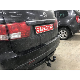 6452-A ORIS Фаркоп на SsangYong Kyron 2005-2016 без выреза в бампере. Тип шара: A. Нагрузки: 1500/75 кг, масса фаркопа 20,5 кг (без электрики в комплекте)
