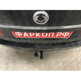 6452-A ORIS Фаркоп на SsangYong Kyron 2005-2016 без выреза в бампере. Тип шара: A. Нагрузки: 1500/75 кг, масса фаркопа 20,5 кг (без электрики в комплекте)