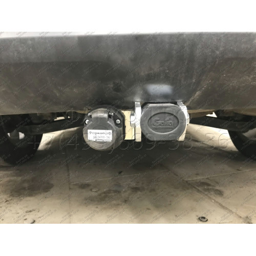 S106C GALIA Полностью оцинкованный фаркоп на Subaru Forester 2013-2018. Тип шара: C (горизонтальный съемный). Невидимый вырез бампера. Нагрузки: 2200/90 кг, масса фаркопа 17,77 кг