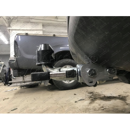 S106C GALIA Полностью оцинкованный фаркоп на Subaru Forester 2013-2018. Тип шара: C (горизонтальный съемный). Невидимый вырез бампера. Нагрузки: 2200/90 кг, масса фаркопа 17,77 кг